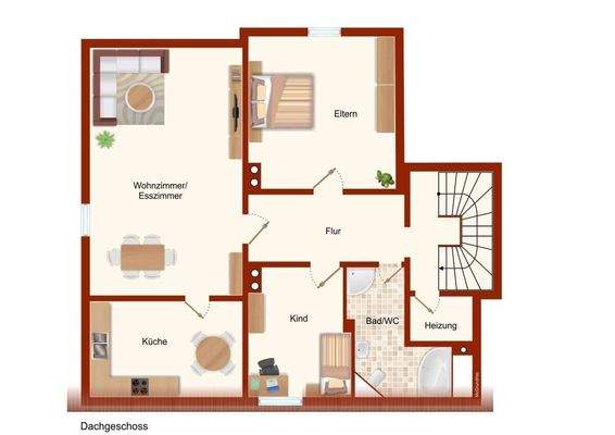 Grundriss Dachgeschoss