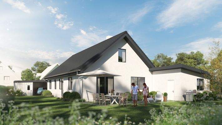 Visualisierte Hinteransicht