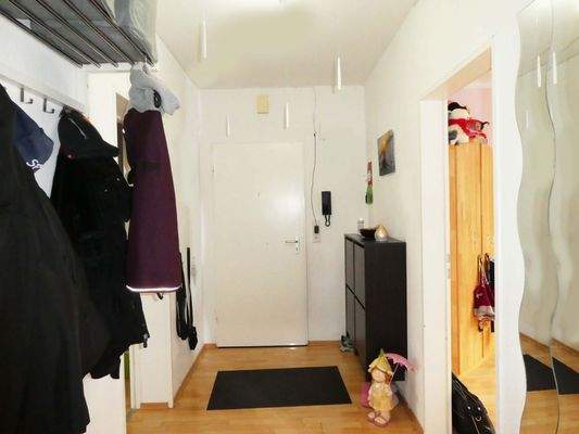 Blick zum Wohnungseingang