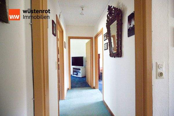 Flur zu den Schlafräumen