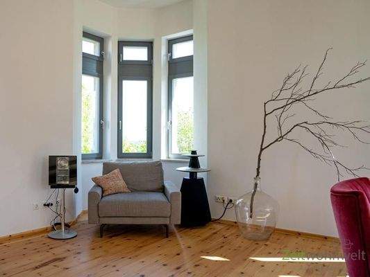 gemütliche Lesecke mit Soundanlage