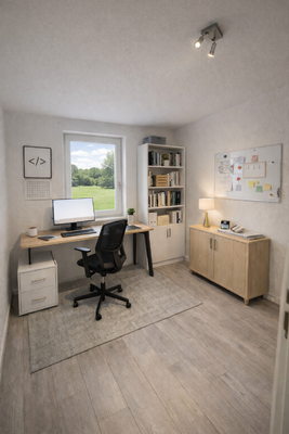 Arbeitszimmer (Visualisierung)