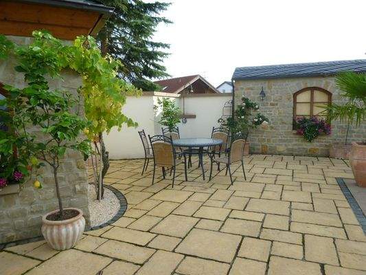 Saunahaus mit Terrasse 1