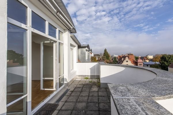 Terrasse in Südausrichtung