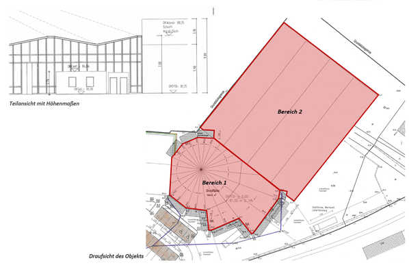 Bereich 2 - vermietbare Halle