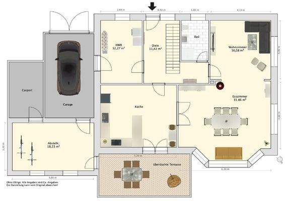 Grundriss Erdgeschoss