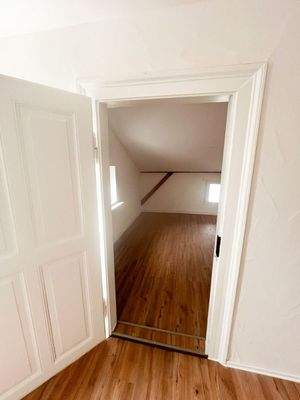 Blick ins Schlafzimmer