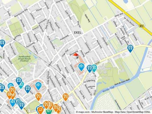 Geolyzer Kartenausschnitt