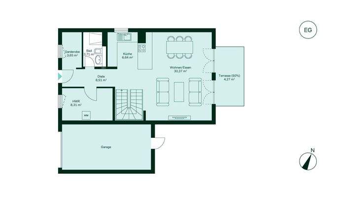 Grundriss Erdgeschoss