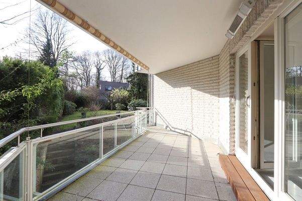 Balkon vom Wohnzimmer