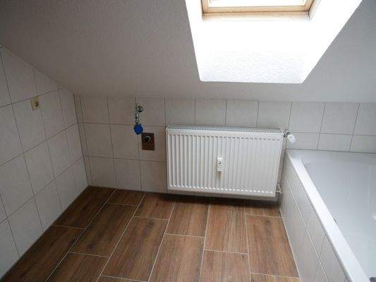 Waschmaschinenanschluss und Fenster