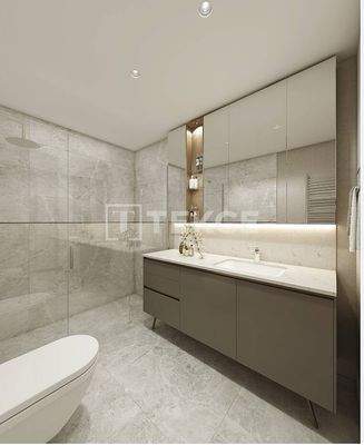 Apartments in Complex with Rich Landscaped Garden in İstanbul