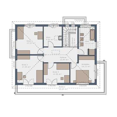 Grundriss Obergeschoss