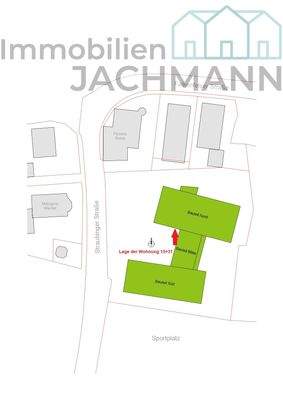 Lage der Wohnung Nr. 15+31
