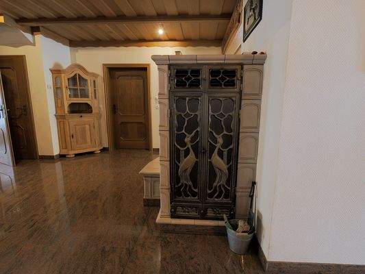 Befeuerungsstelle vom Kachelofen