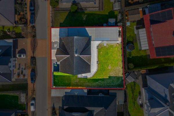 Hier wurden die 708 qm Grundstücksfläche ideal genutzt