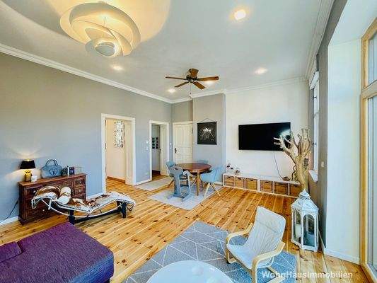 Wohntraum und im Sommer offen zu Terrasse und Garten