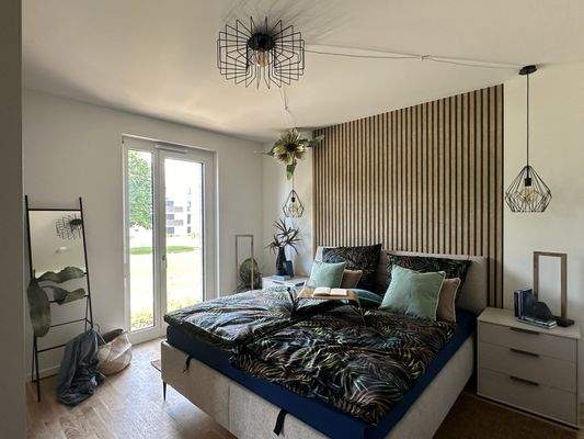 Schlafzimmer Musterwohnung