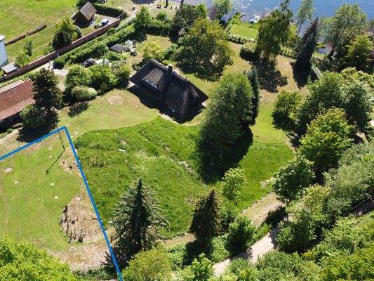 Blau makiert: Separat zu erwerbene Wohnbfläch