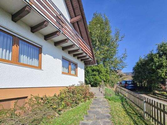 Hausansicht seitlich 