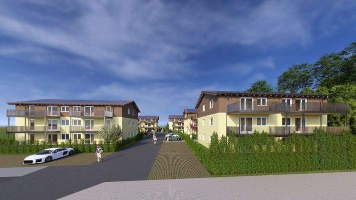 Visualisierung Wohnsiedlung