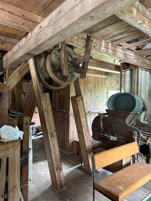 die historische Mühle