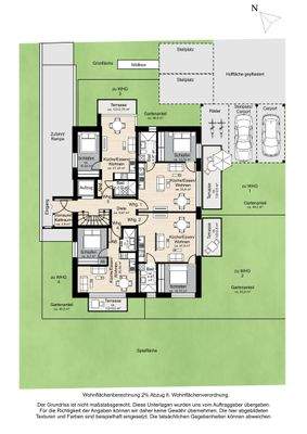 Etagenplan Erdgeschoss 