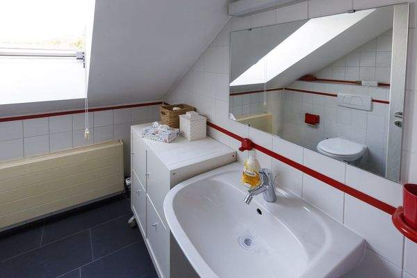 Gäste WC und Waschen Dachgeschoss