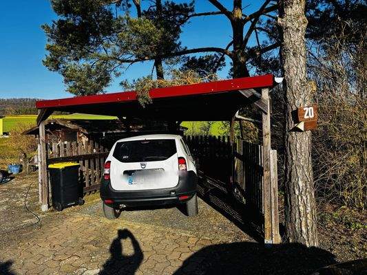 wettergeschützes Parken im Carport