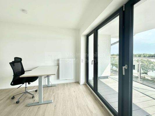 Studentenzimmer Blick vom Schreibtisch 