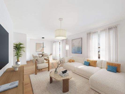 Wohn-Esszimmer (Staging)