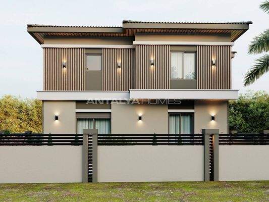 Detached House with Magnificent Mountain View in Antalya Döşemealtı