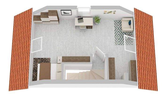 Dachgeschoss - unverbindliche Illustration