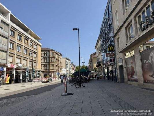 Fussgängerzone Kaiserstraße Karlsruhe