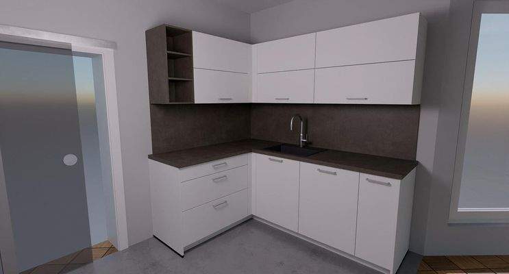Visualisierung Küche Ansicht III