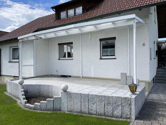 sonnige Südterrasse