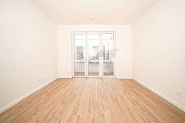 Muster Wohn-Koch-Essbereich mit Balkonzugang