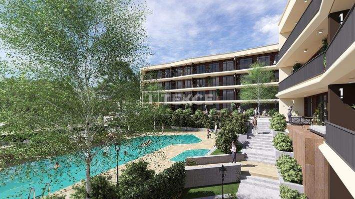 Apartments in a Complex Next to the State Hospital in Yalova