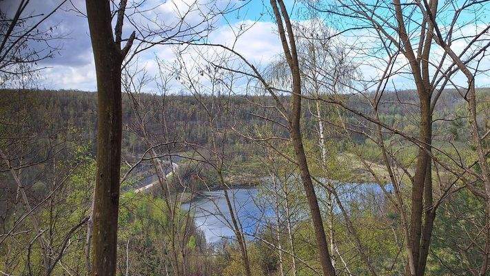 Ehemalige Sandgrube mit See