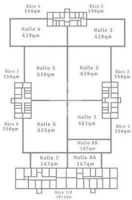 Lageplan Büro und Halle 7