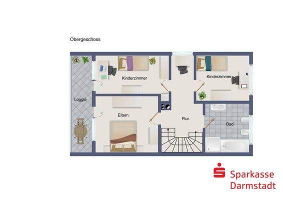 Grundriss Obergeschoss