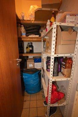 Abstellraum im Gastraum