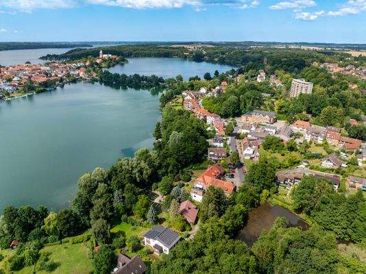 Blick auf die Seenlandschaft
