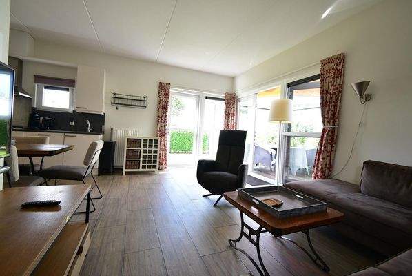 Haus Ouddorp Wohnzimmer Garten Zugang Wintergarten