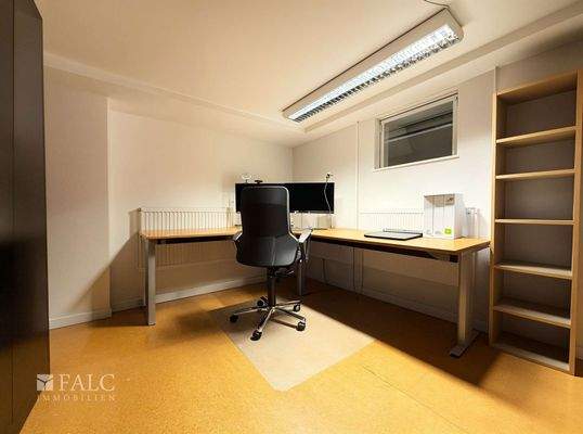 Beheiztes Buero im Keller