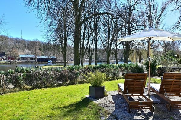 Eigener Garten mit Blick zur Havel