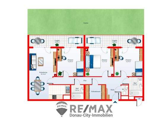 16. Mietwohnung 1190 Wien - Grundriss