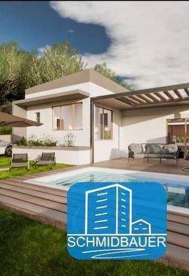 Kreta, Klima: Neubau! Villa mit Meerblick und Pool zu verkaufen