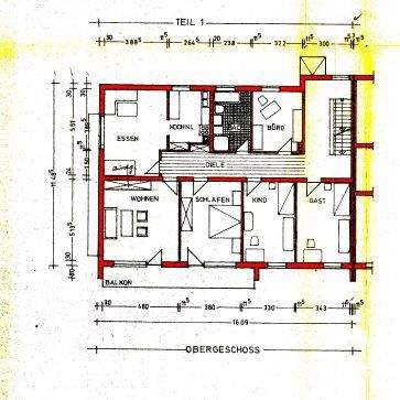 Grundriss OG Bestand