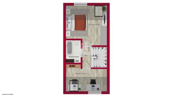 Grundriss Obergeschoss